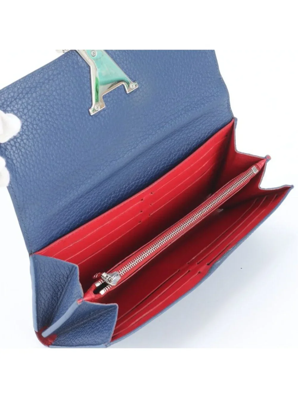 Louis Vuitton Cuir Taurillon Leather Portefeuille Capucines Wallet